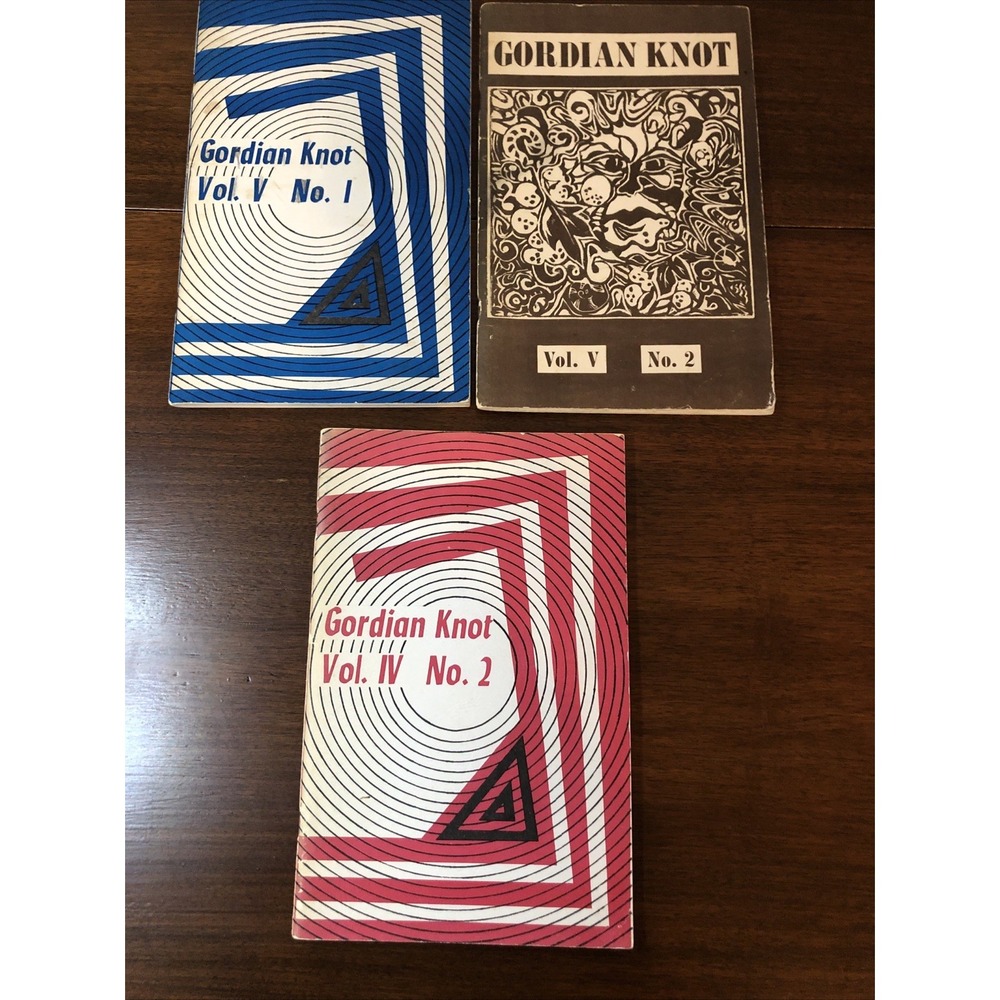 Lot Of 3 Gordian Knot Books VTG Poetry Prose School Of The Ozarks